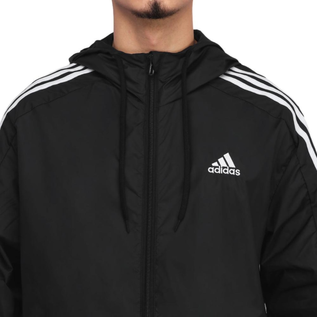 Jaqueta adidas Corta Vento Essentials Woven 3-Stripes - Masculina