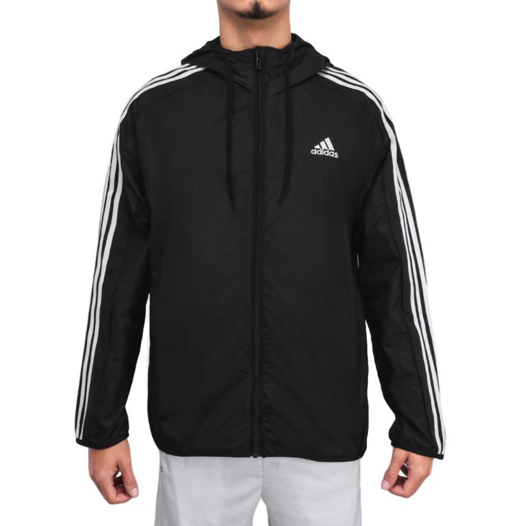 Jaqueta adidas Corta Vento Essentials Woven 3-Stripes - Masculina