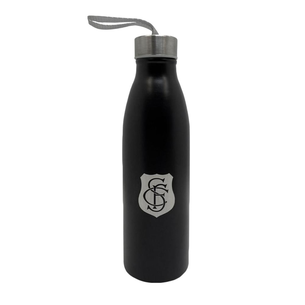 Imagem 2 do produto Garrafa Cebola Brindes Santos Escudo com Alça - 750ml