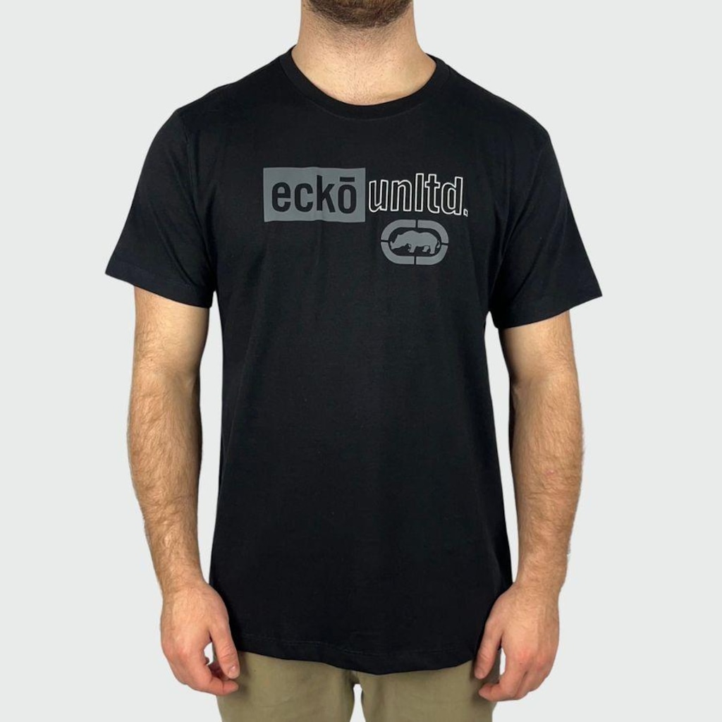Camiseta Ecko Unltd Minimal - Masculina - Foto 1