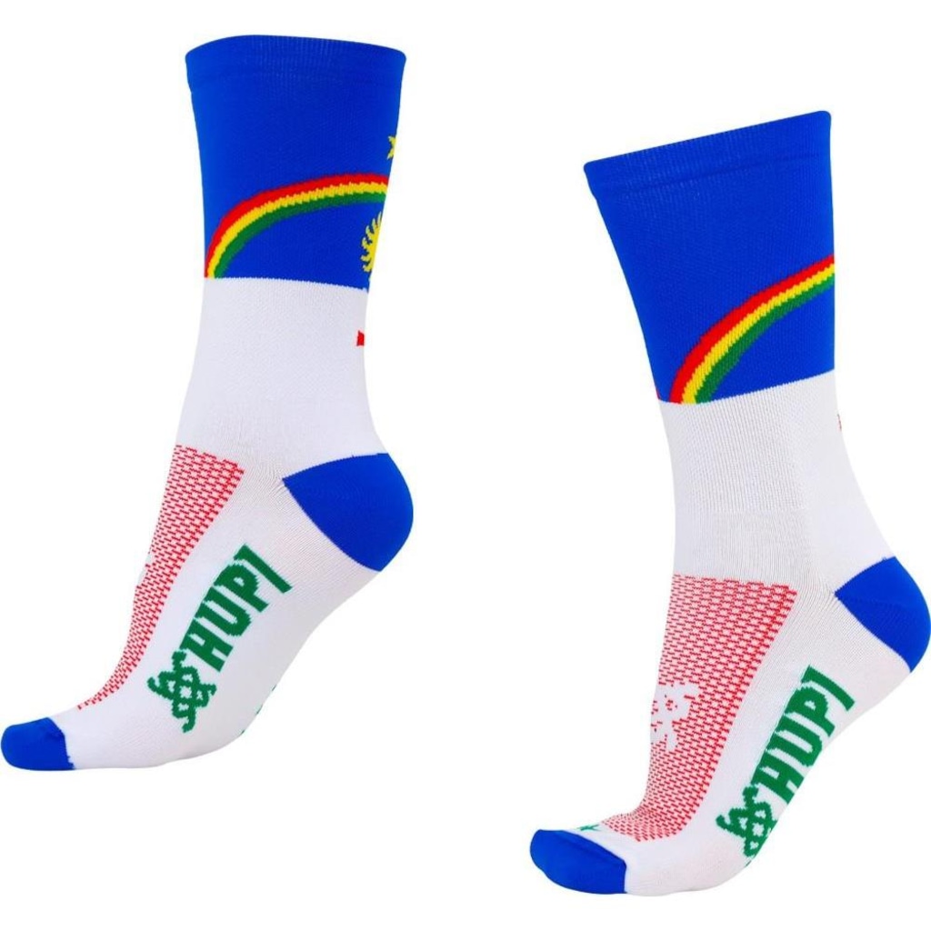 Imagem 3 do produto Meia Cano Longo Hupi Corrida Run Pernambuco - 2 Pares - Unissex
