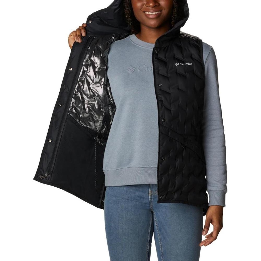 Imagem 5 do produto Colete Columbia Down Delta Ridge com Capuz - Feminina