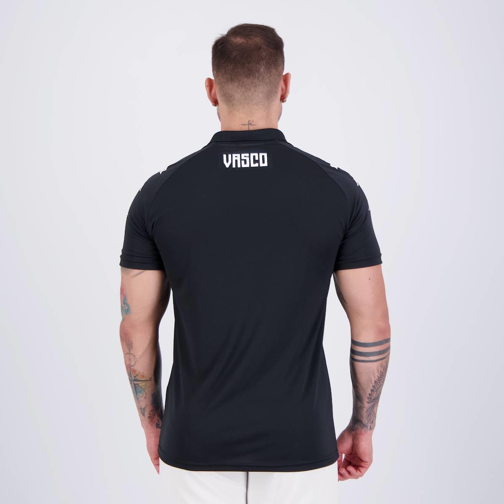 Imagem 4 do produto Camisa Polo do Vasco Supporter 2024 Kappa - Masculina