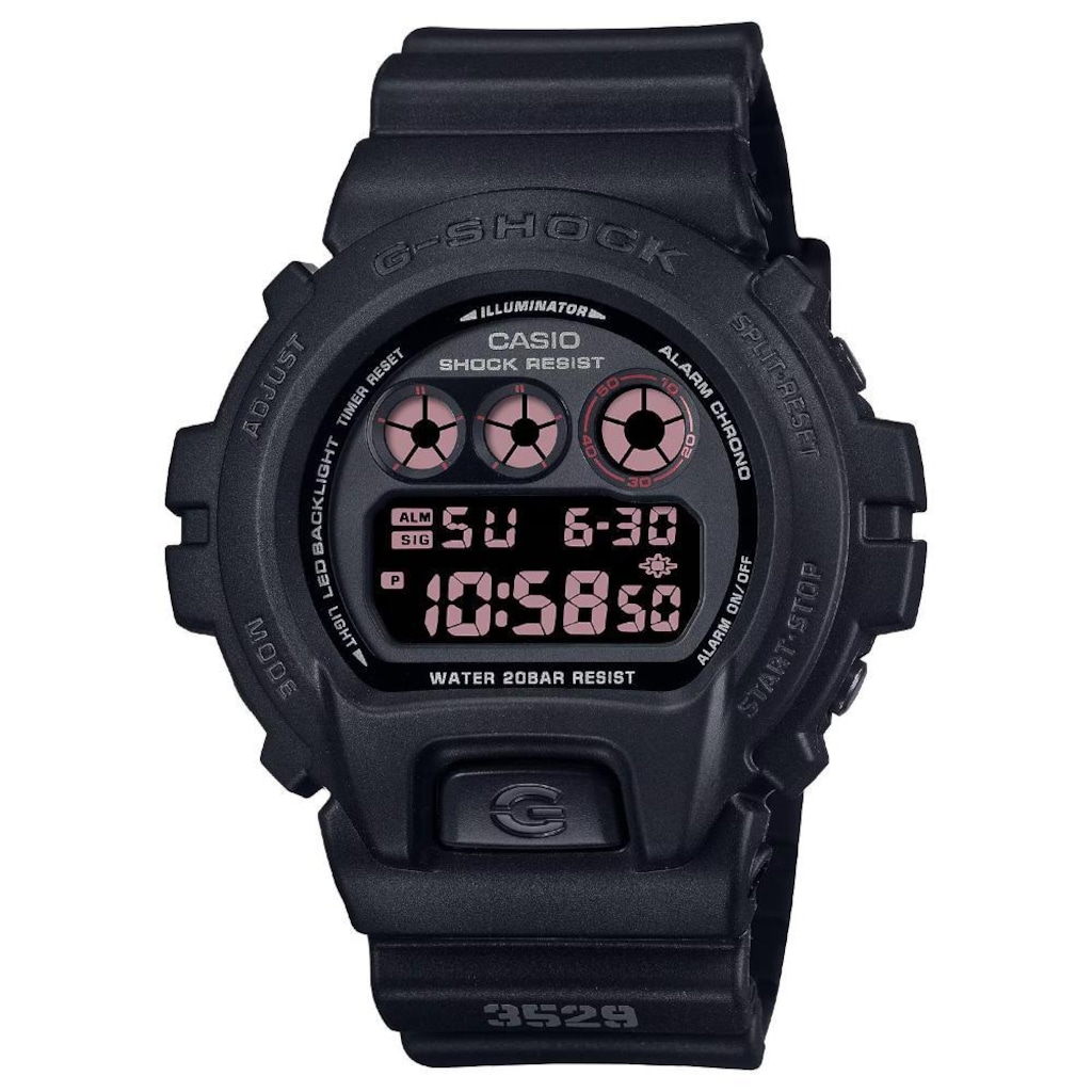Relógio Casio G-Shock Dw-6900Ums-1Dr Led G-Shock Dw-6900