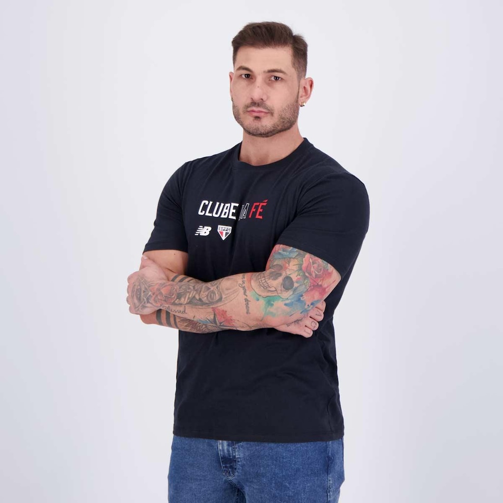 Imagem 3 do produto Camiseta New Balance São Paulo Clube da Fé - Masculina