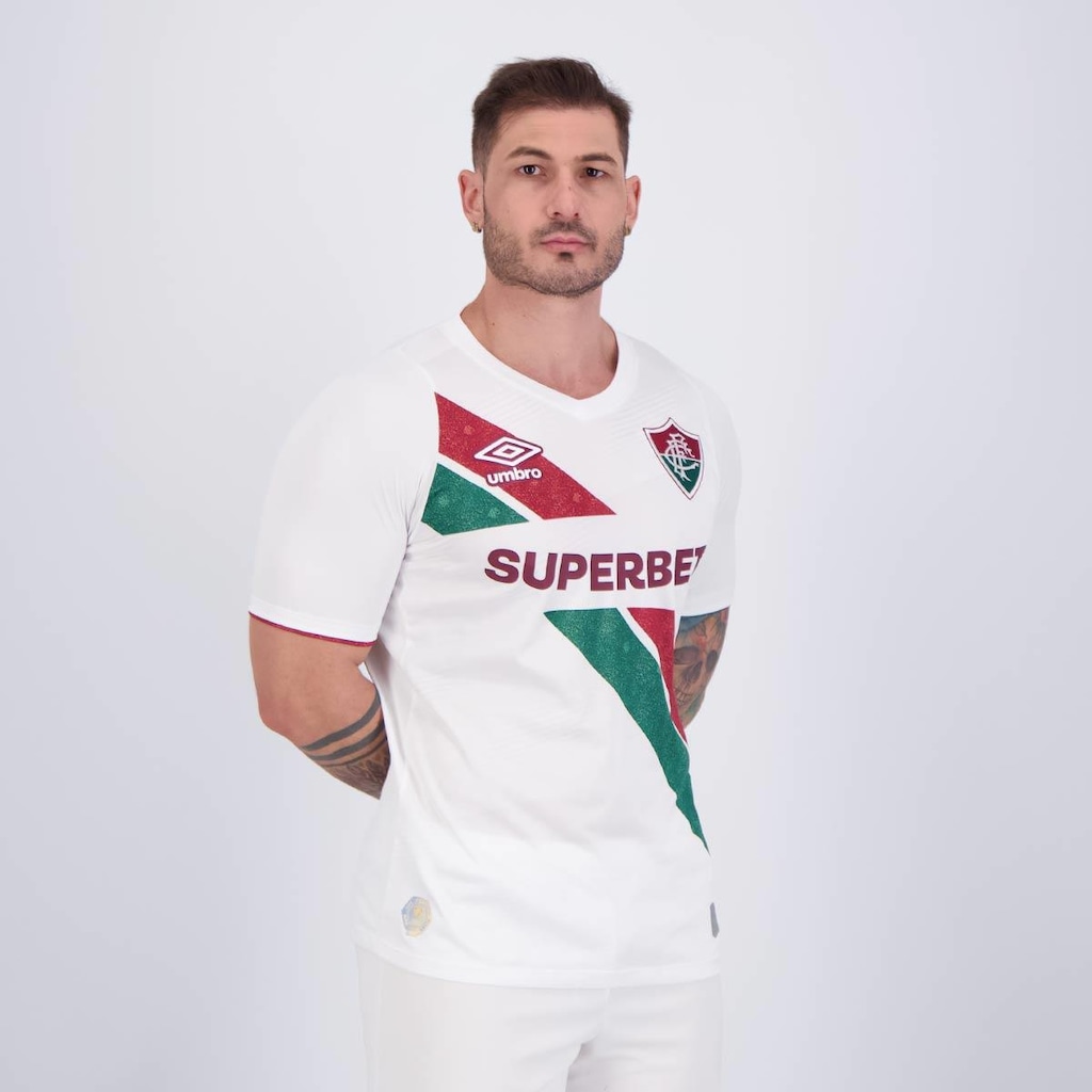Imagem 2 do produto Camisa do Fluminense Fc Ii 2024 com Número Umbro - Masculina