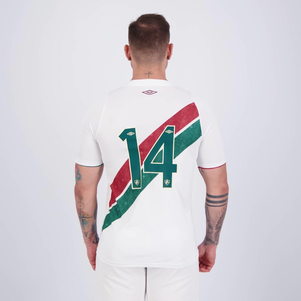 Imagem 4 do produto Camisa do Fluminense Fc Ii 2024 com Número Umbro - Masculina