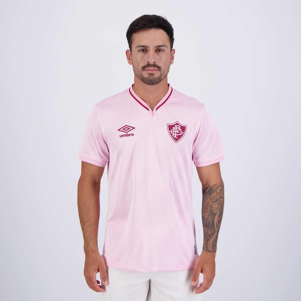 Camisa do Fluminense Outubro Rosa 2024 Umbro - Masculina
