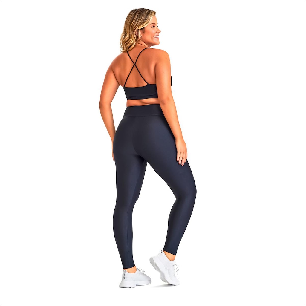 Imagem 3 do produto Calça Legging Caju Brasil Texurizada com Brilho e Silk - Feminina