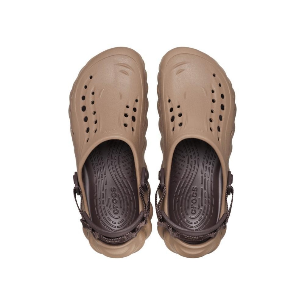 Imagem 5 do produto Sandália Crocs Echo Clog Latte - Unissex