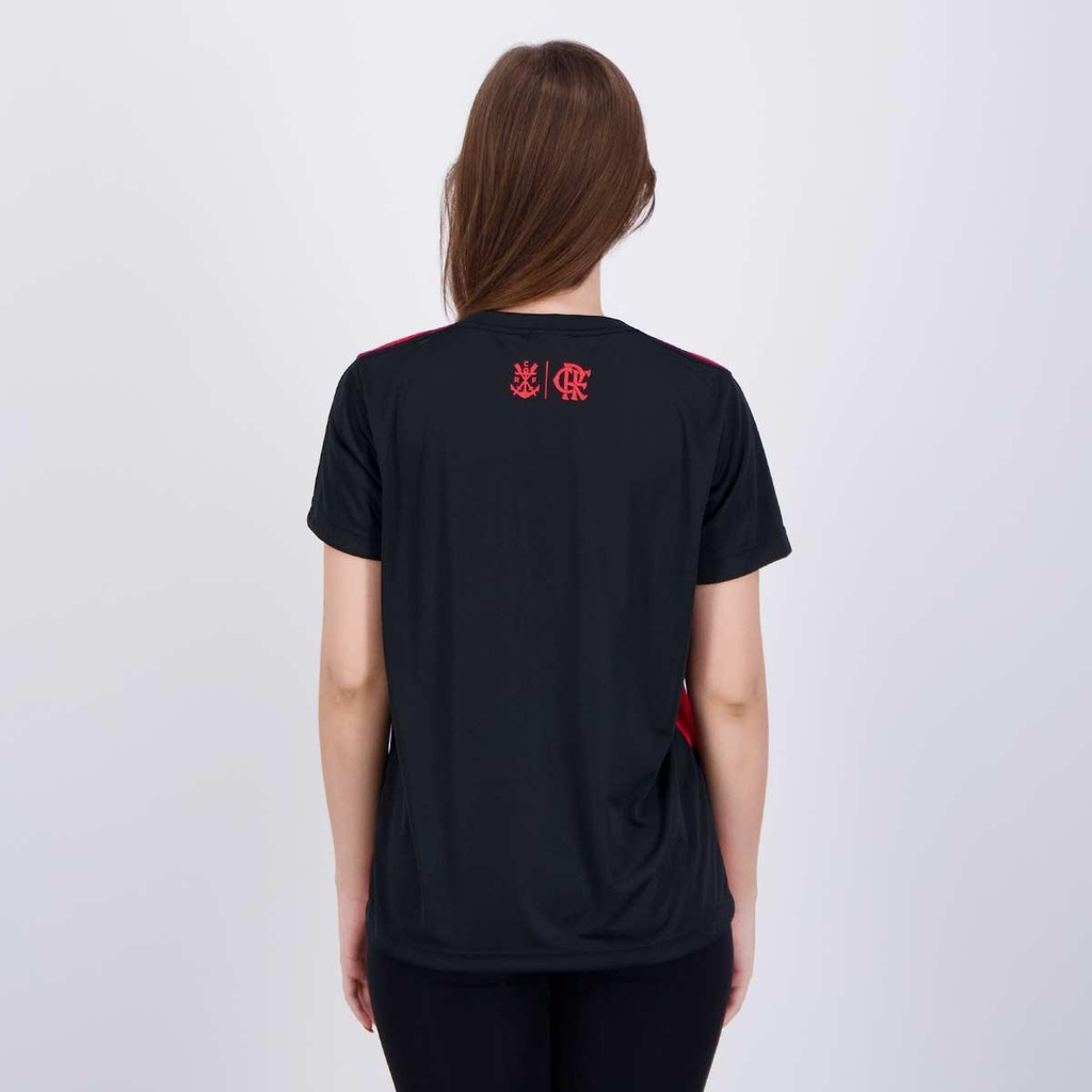Imagem 4 do produto Camisa Flamengo Torcer Feminina Preta