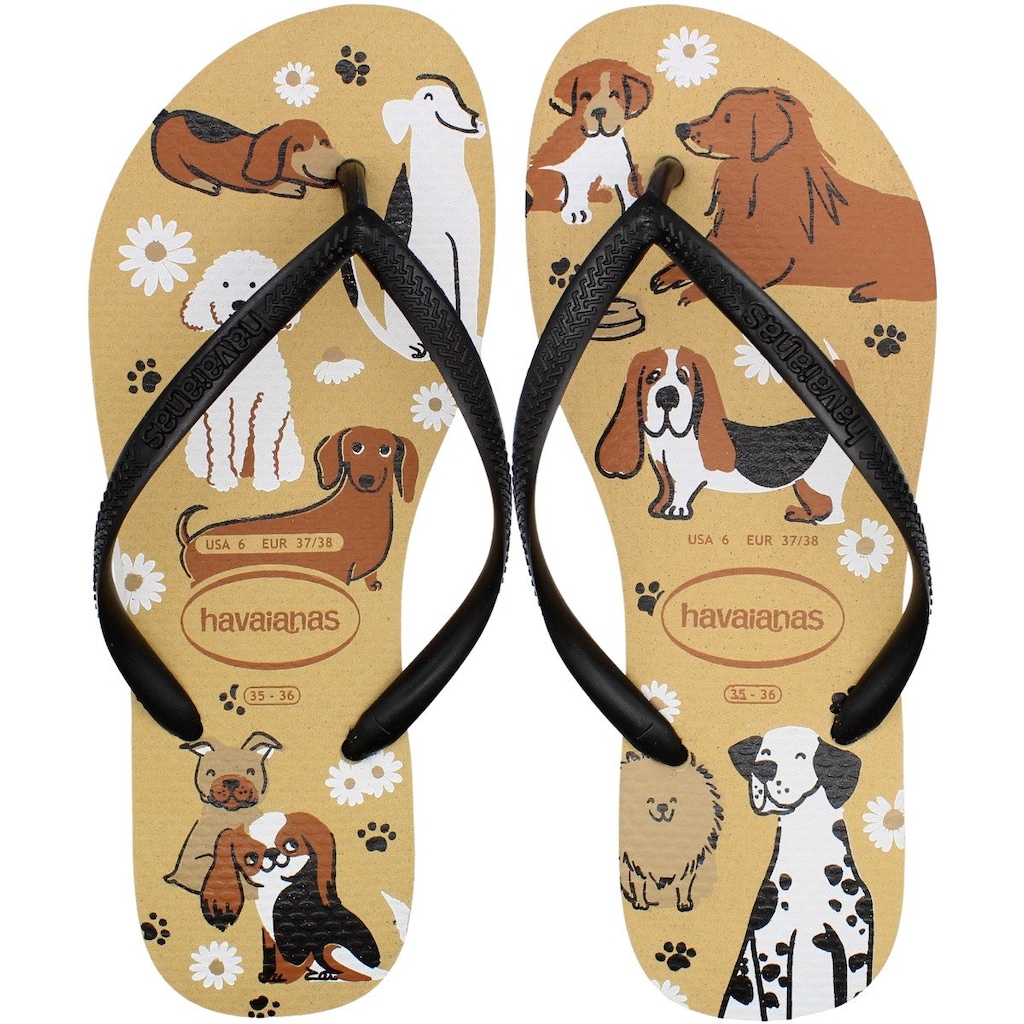 Chinelo de Dedo Havaianas Slim Pets - Feminino