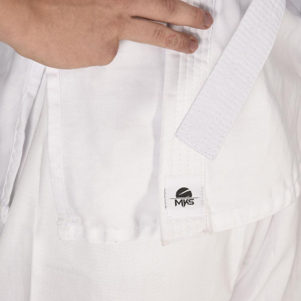 Imagem 4 do produto Kimono de Judo Mks Iniciante Michi + Faixa Branca - Adulto