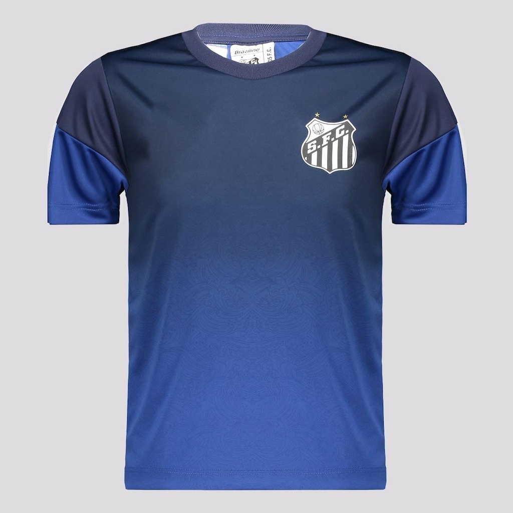 Camisa Santos Raiar Infantil Azul