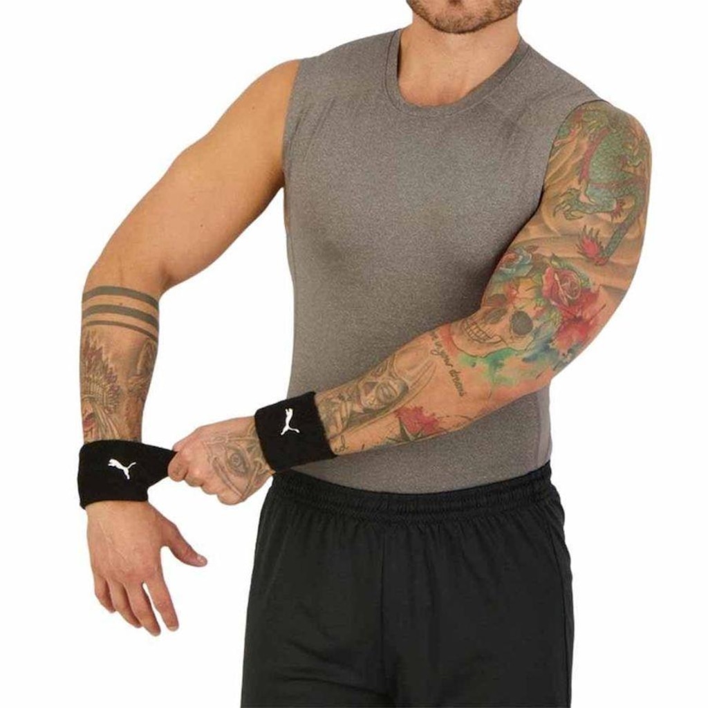 Imagem 3 do produto Munhequeira Puma Cat - Unissex - Par