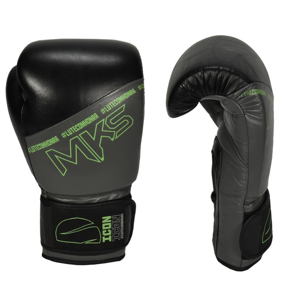Imagem 5 do produto Luva de Boxe Mks Profissional Couro Icon