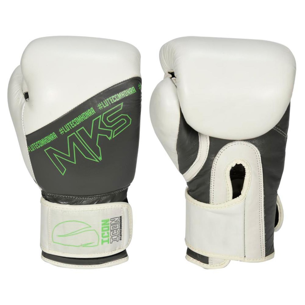 Imagem 3 do produto Luva de Boxe Mks Profissional Couro Icon