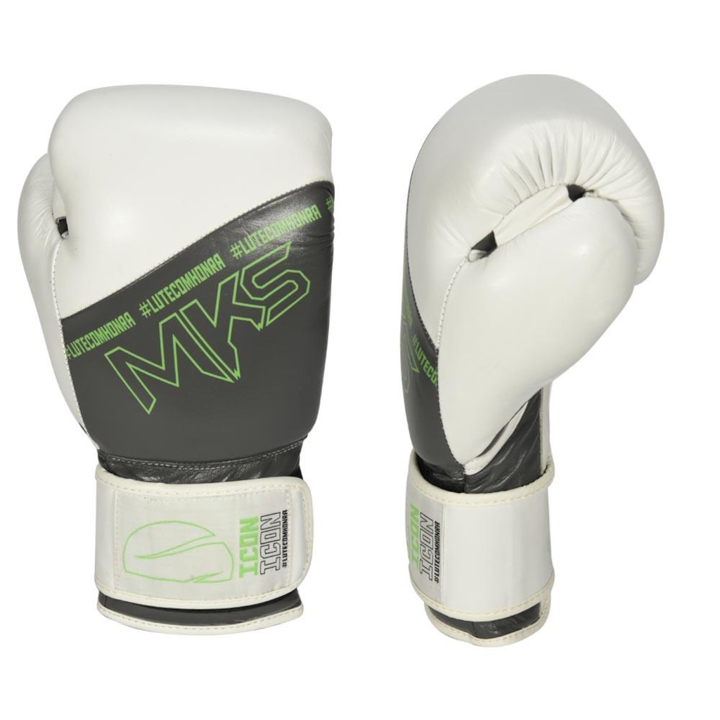 Imagem 4 do produto Luva de Boxe Mks Profissional Couro Icon