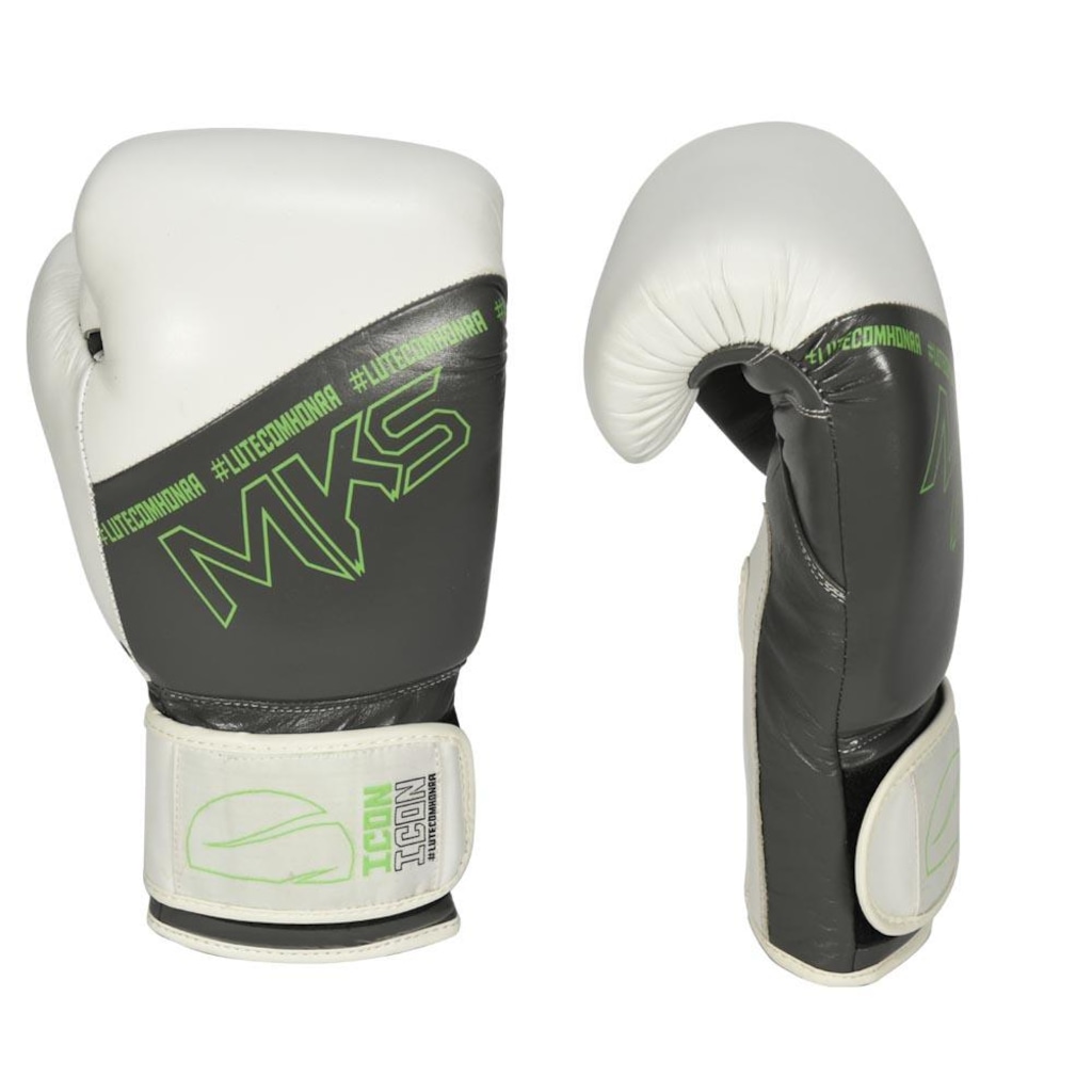 Imagem 5 do produto Luva de Boxe Mks Profissional Couro Icon