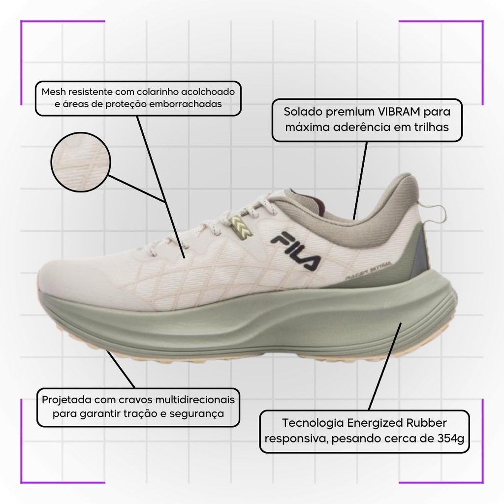Imagem 5 do produto Tênis Fila Racer Skytrail Masculino