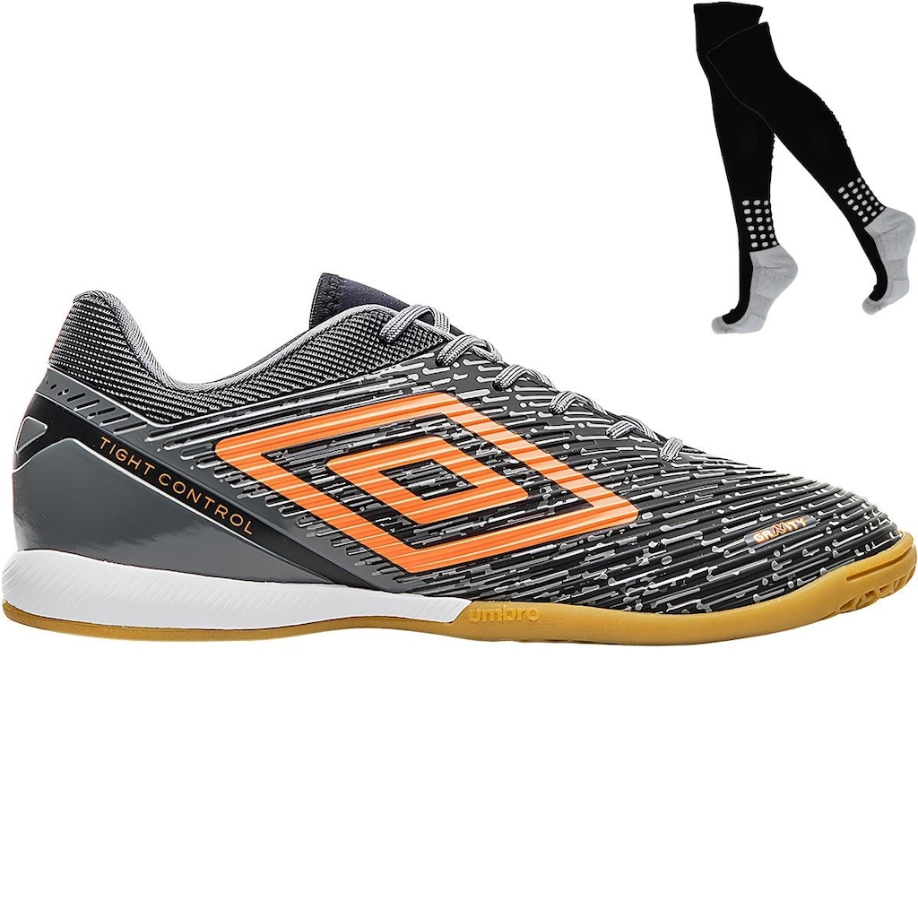 Chuteira Futsal Umbro Gravity + Meião - Masculina