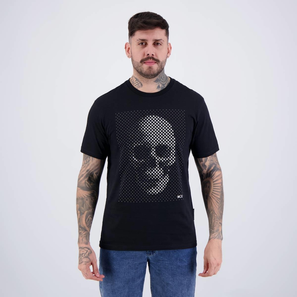 Camiseta Mcd Caveira Relevo - Masculina