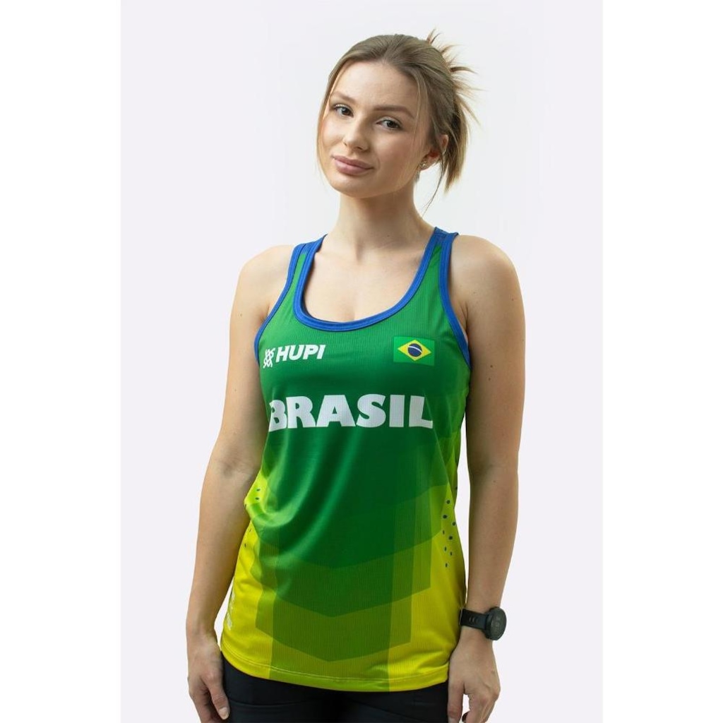 Imagem 3 do produto Camiseta Regata Hupi Brasil Soul - Feminina
