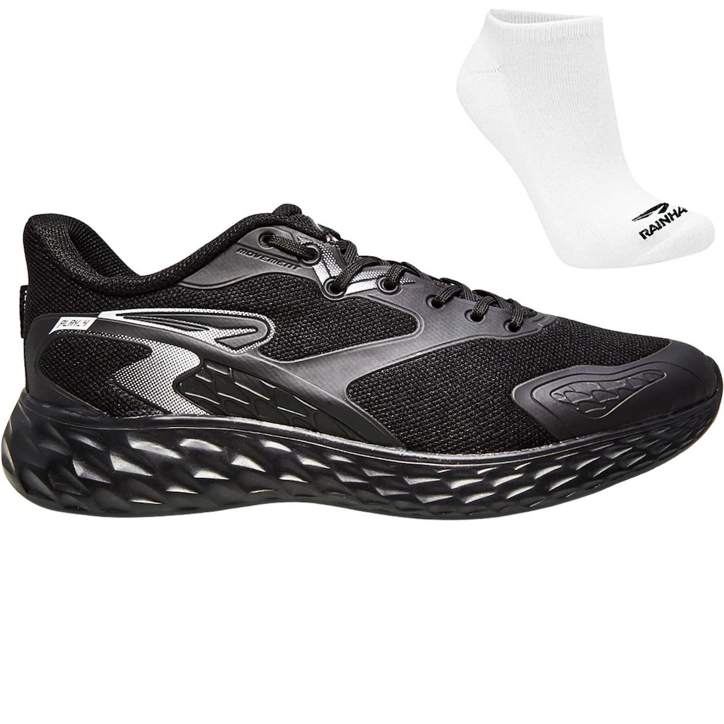 Kit Tênis Rainha Play Iv e Meia - Masculino