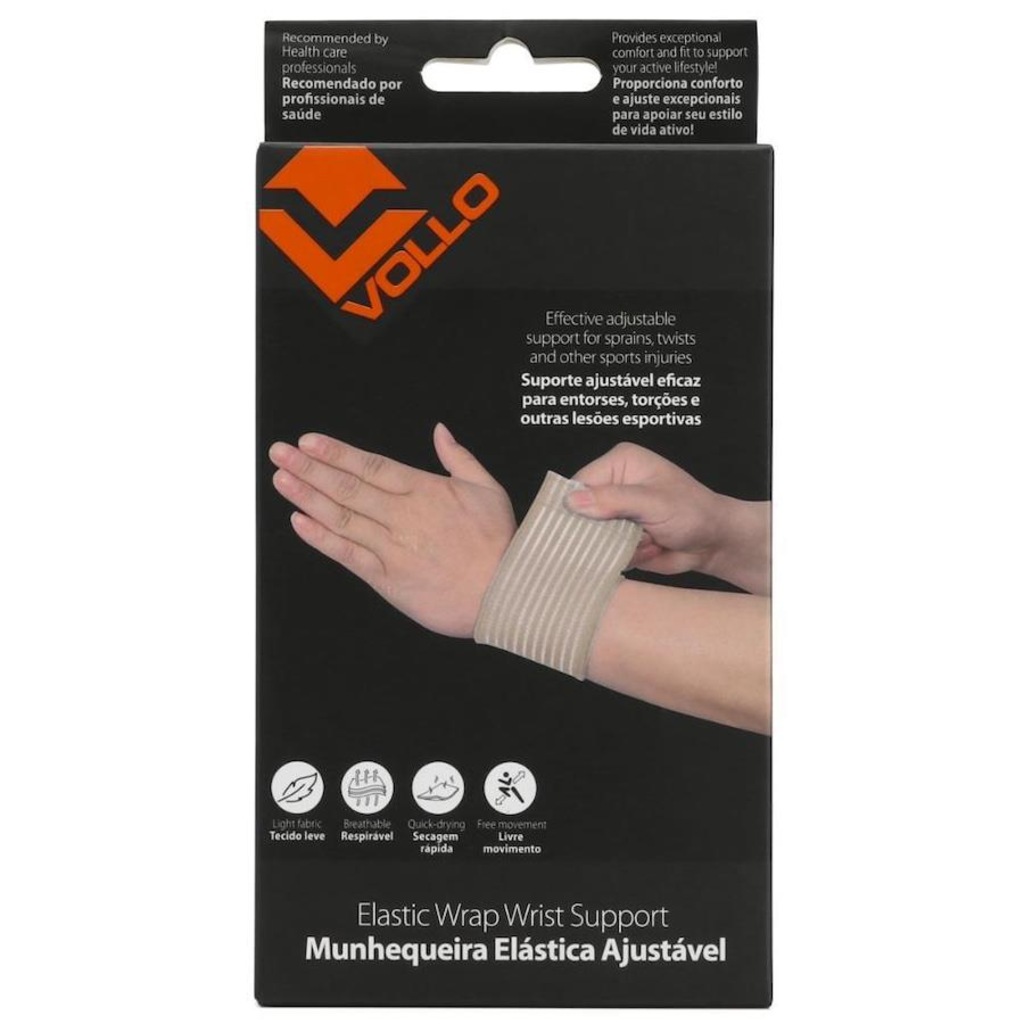 Imagem 4 do produto Munhequeira Vollo Elástica Ajustável - Adulto