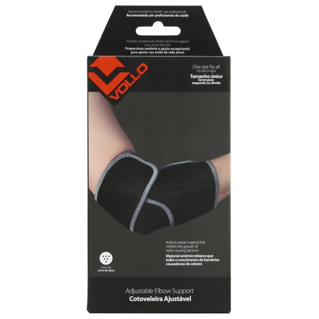Imagem 4 do produto Cotoveleira Vollo Neoprene Ajustável