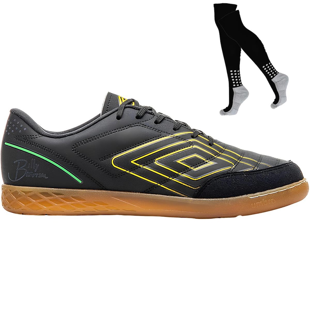 Kit Chuteira Futsal Umbro Br + Meião - Adulto