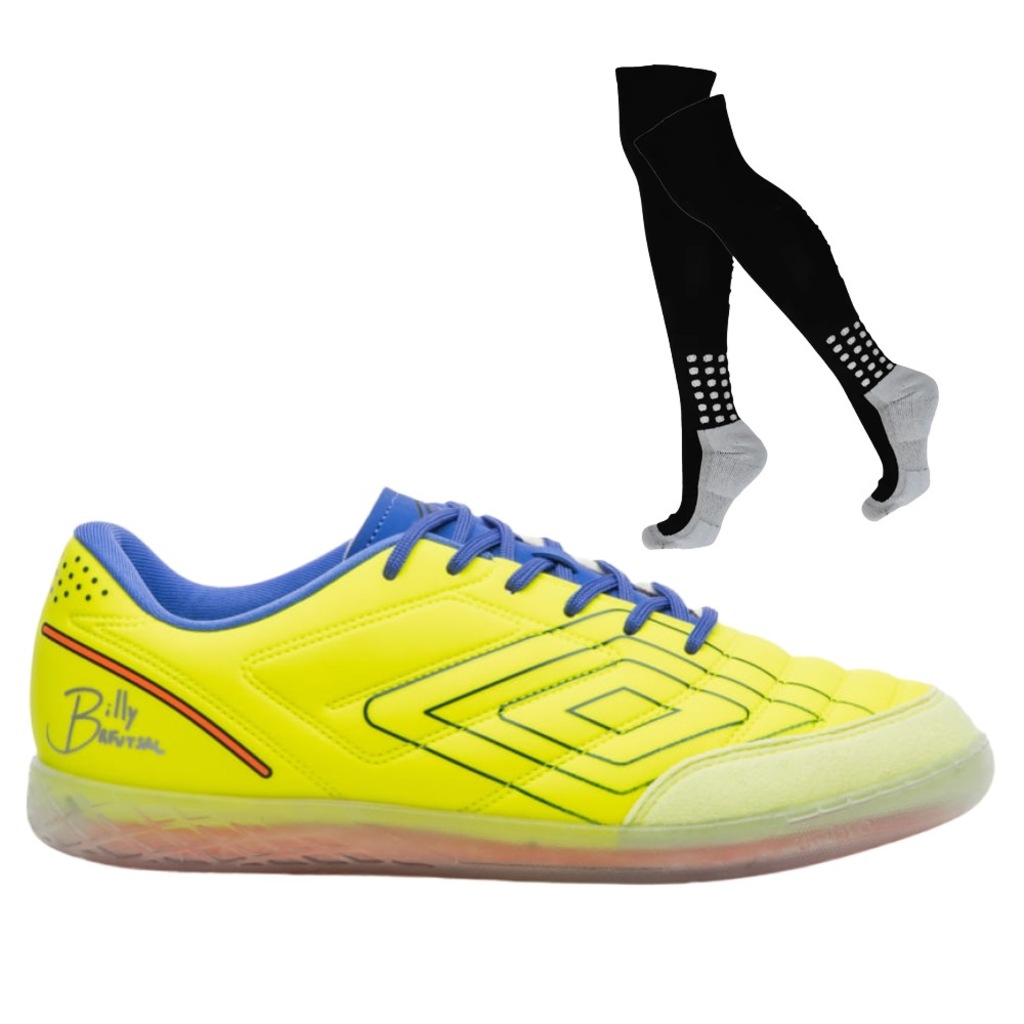 Kit Chuteira Futsal Umbro Br + Meião - Adulto