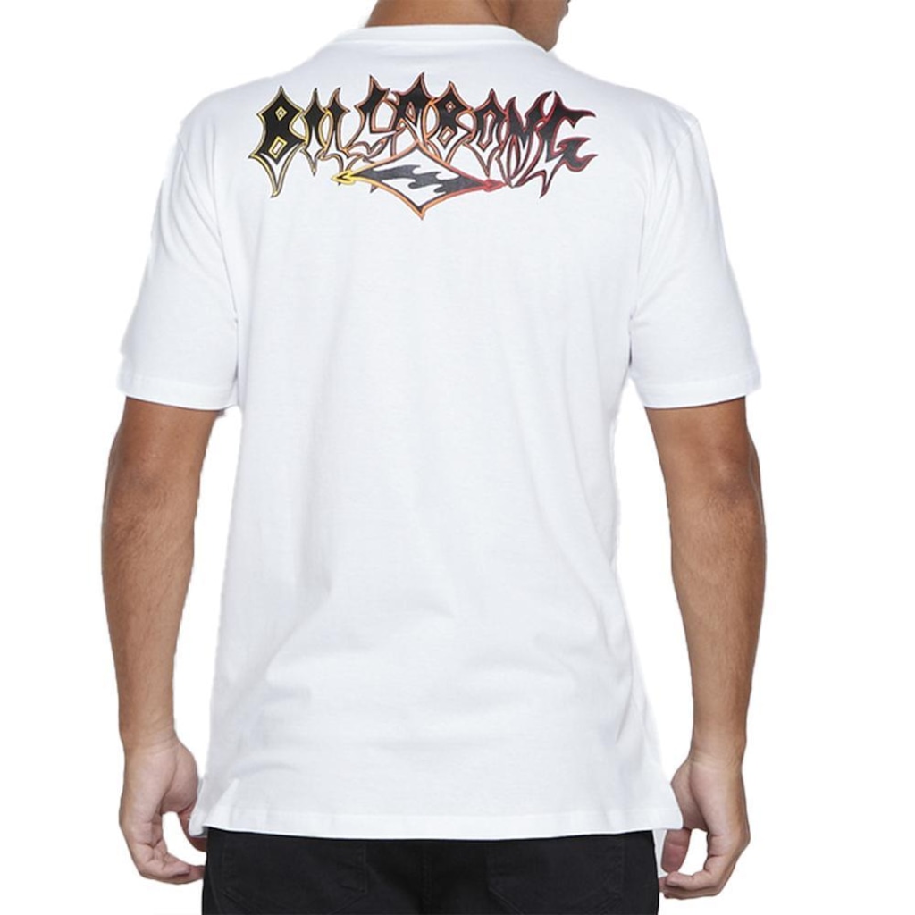 Imagem 2 do produto Camiseta Billabong Immortal Sm25 Masculina Branco