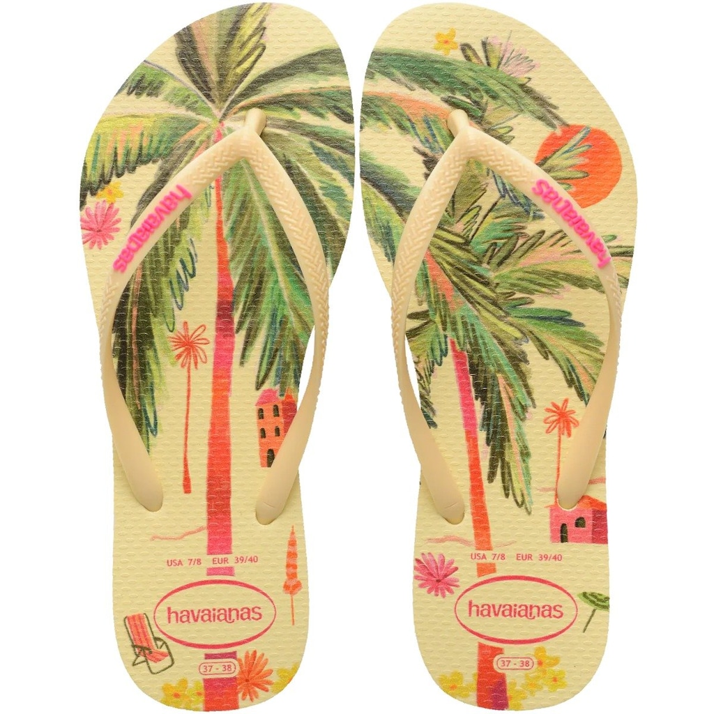Chinelo de Dedo Havaianas Slim Summer Bliss - Feminino