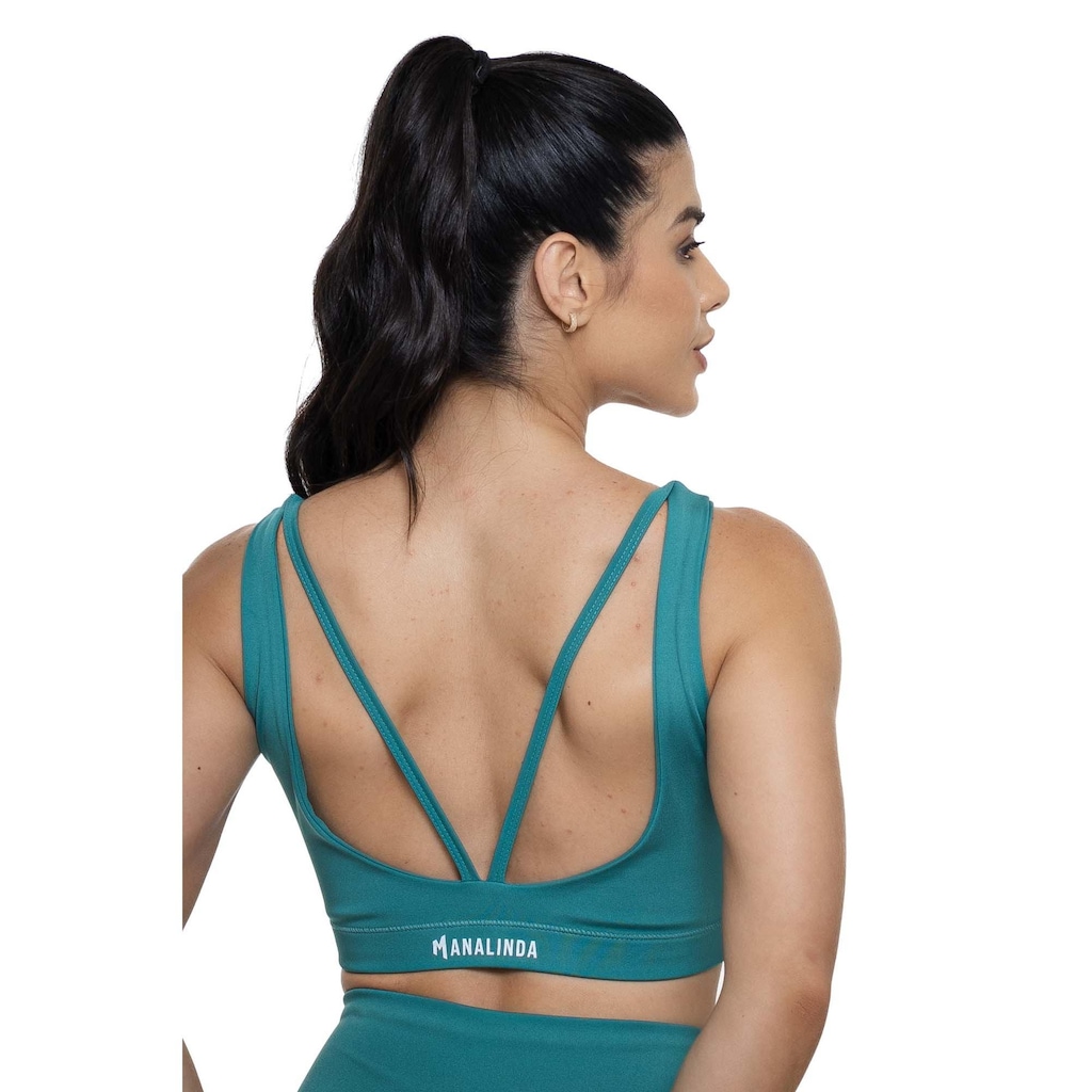 Top de Academia Active com Tiras Nas Costas - Feminino