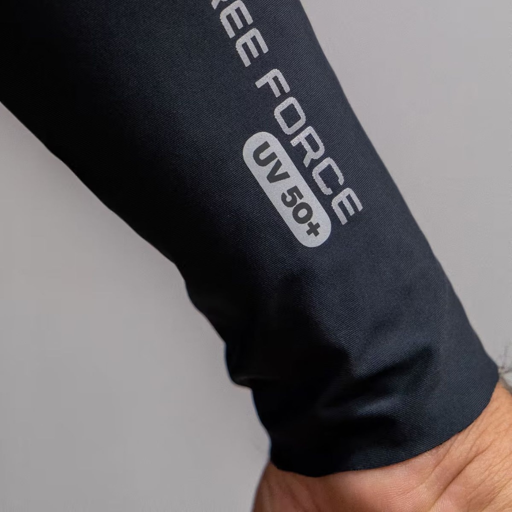 Manguito Ciclismo Verão Free Force Solare Preto Proteção Uv