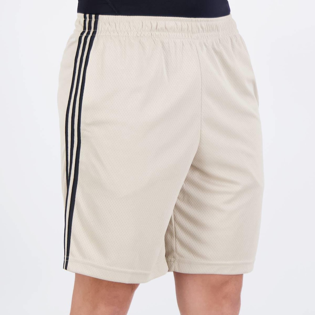 Imagem 2 do produto Bermuda adidas 3 Listras Bege - Masculina