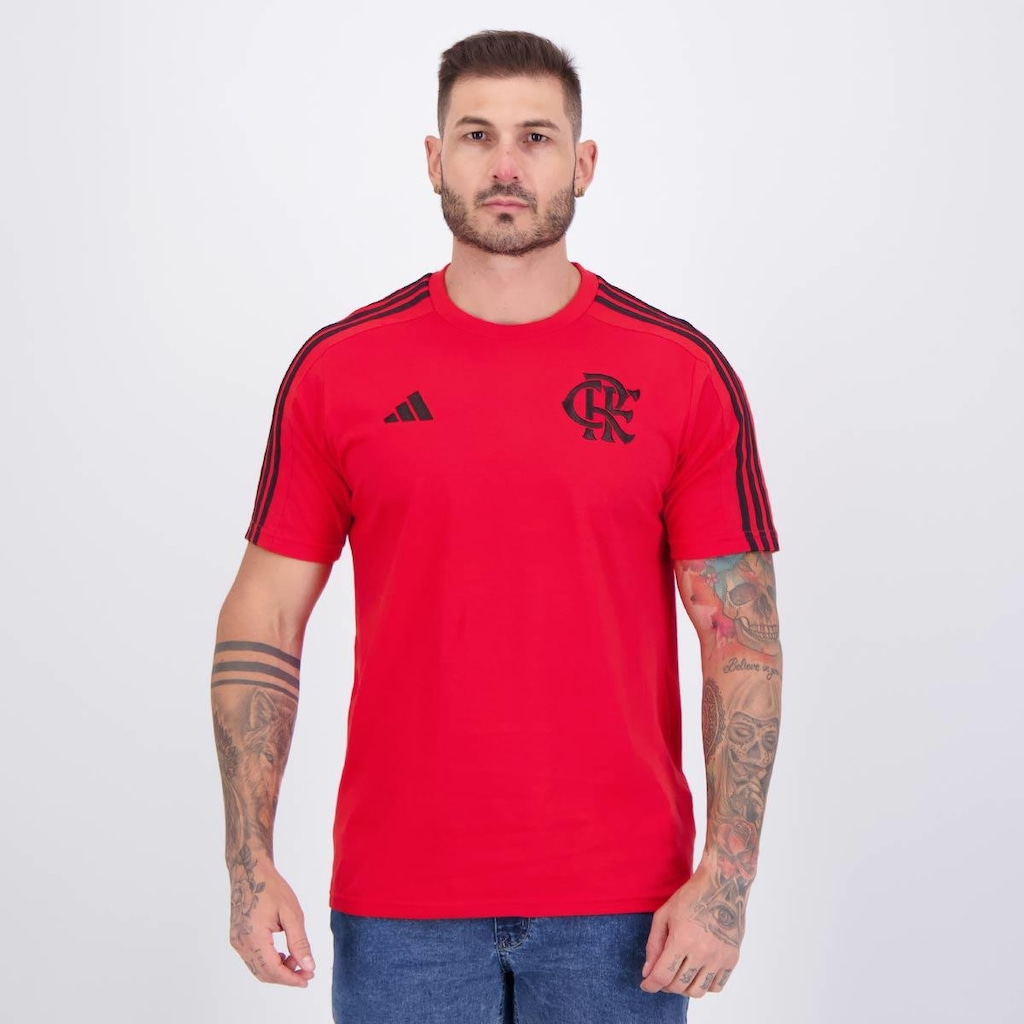 Camiseta do Flamengo Dna adidas Masculina - Foto 1