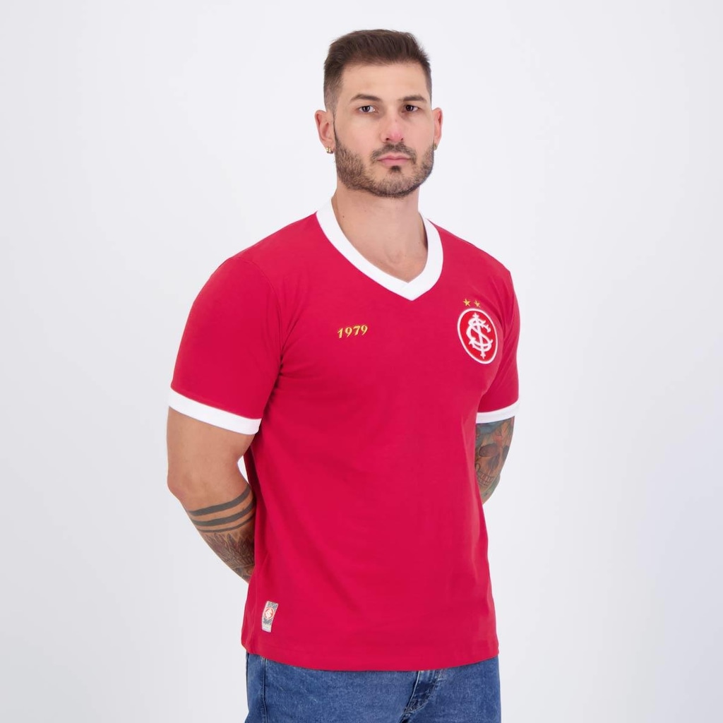 Imagem 2 do produto Camisa Internacional Retrô 1979 Vermelha