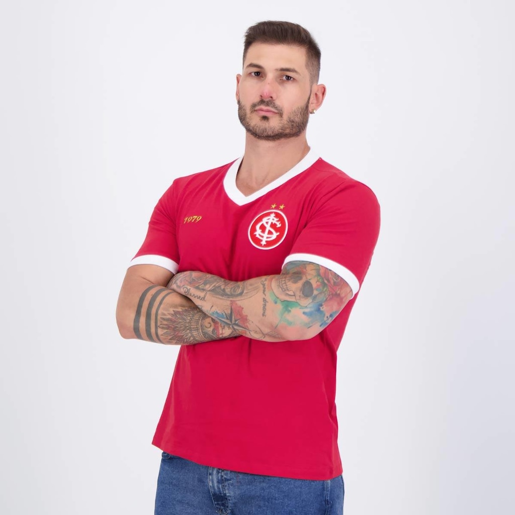 Imagem 3 do produto Camisa Internacional Retrô 1979 Vermelha