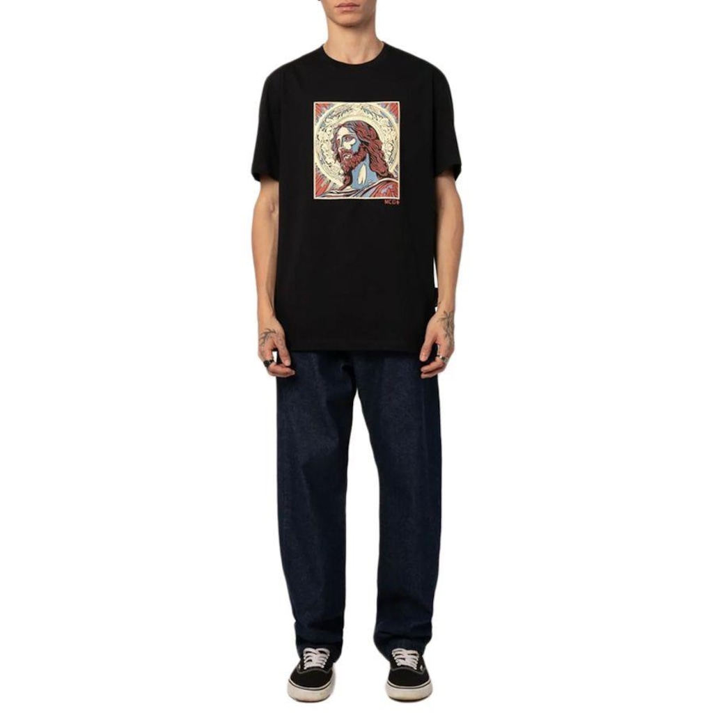 Imagem 4 do produto Camiseta Masculina MCD Cristo - MCD - Masculino