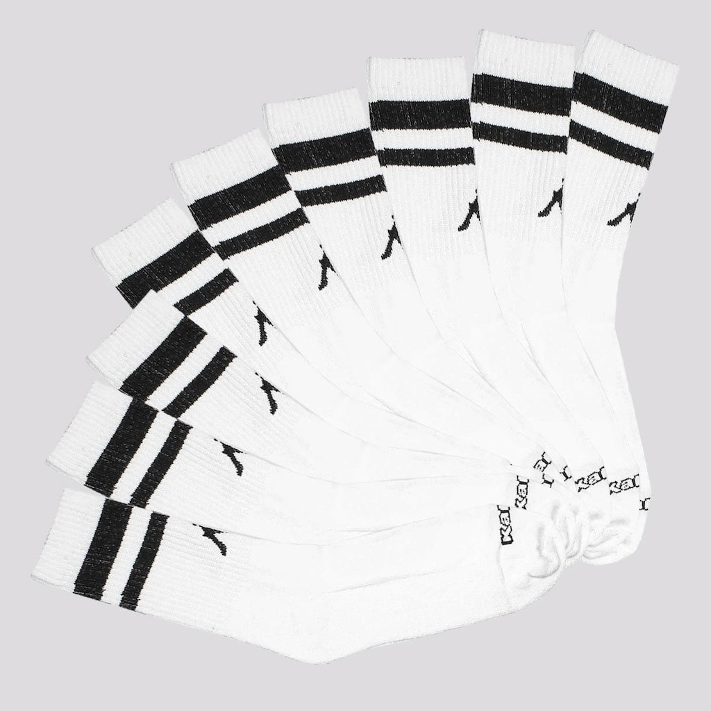 Meia Kappa Sport Cano Alto - 9 Pares - Adulto