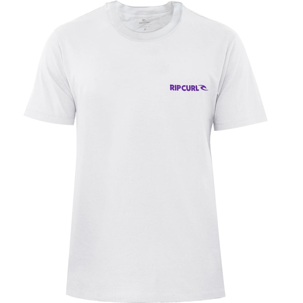 Camiseta Rip Curl Brand Icon White - Masculina