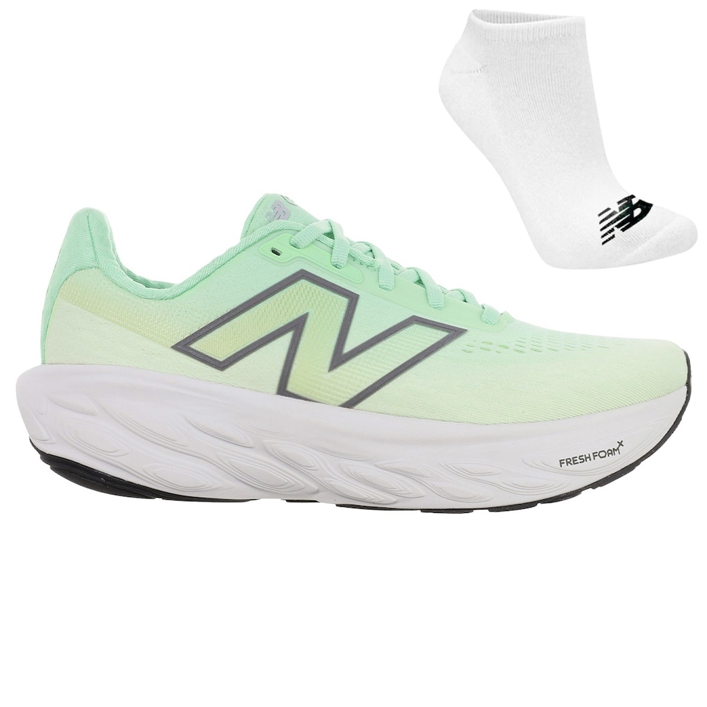 Kit New Balance Fresh Foam X 1080 V14 + Meia - Feminino