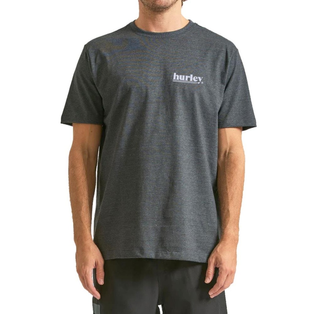 Camiseta Hurley Plus Size Silk Puff - Masculina - Foto 1