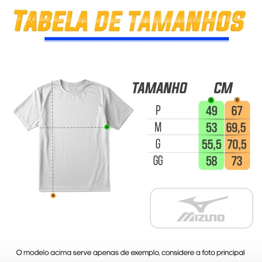 Imagem 3 do produto Camiseta Mizuno Treino Run Spark 2 - Masculina