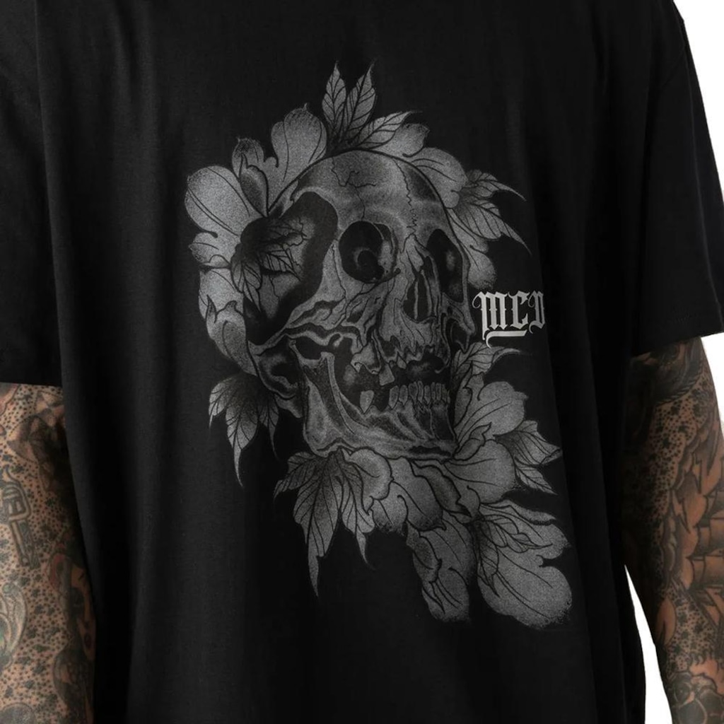 Imagem 3 do produto Camiseta Mcd Caveira Caligrafitti - Masculina