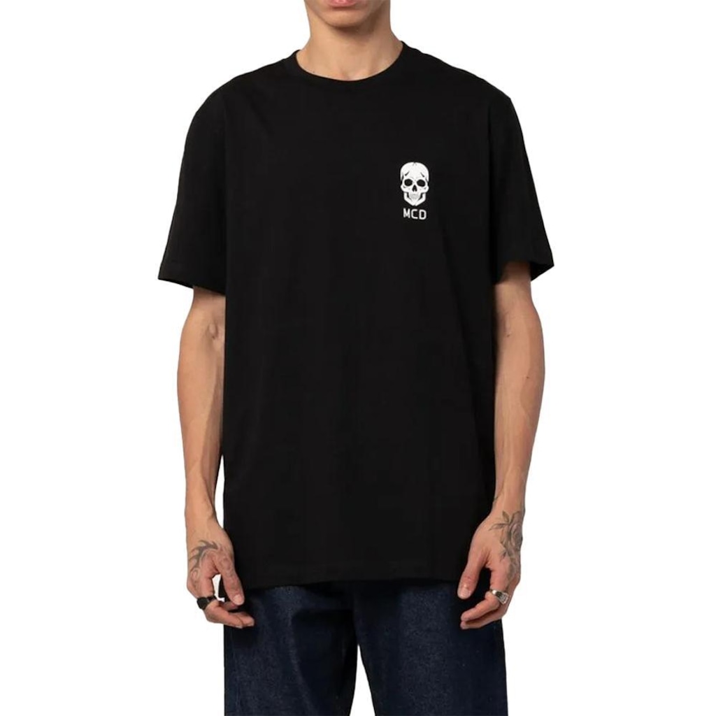 Camiseta Mcd Logo Caveira - Masculina