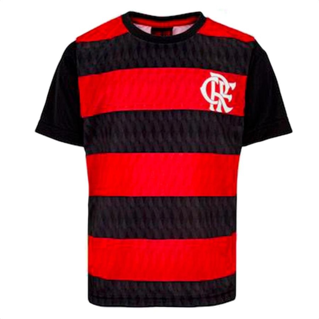 Imagem 2 do produto Kit Camisa do Flamengo Mini Craque Braziline + Bermuda - Infantil