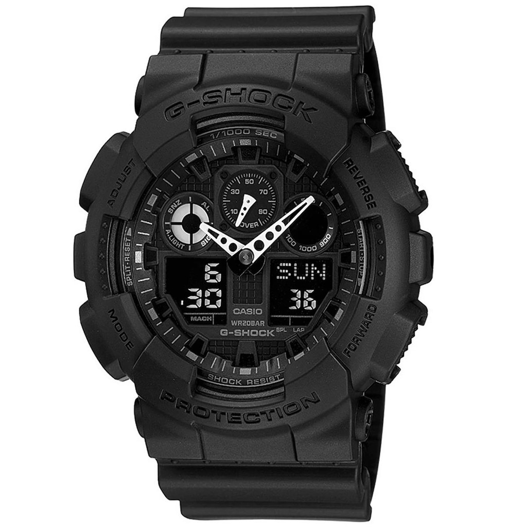 Relógio Casio G-Shock Digital e Analógico Ga-100-1A1Dr